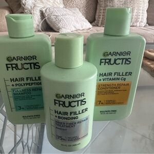 Garnier Fructis Hair filler Volumizing Shampoo Conditioner Set